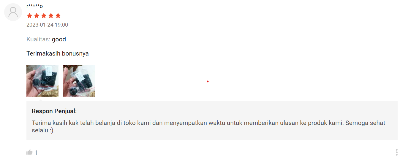 Ulasan Shopee Pembeli A